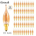 Best Dimmable LED Filament Bulb E14 - Warm Amber Light