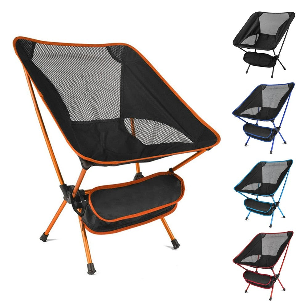Ultralight Folding Camping Chair - Portable Detachable Seat