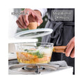 Best Borosilicate Glass Milk Pot with Wooden Handle