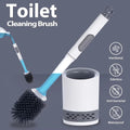 Best Toilet Brush with Water Spray - Long Handle Silicone