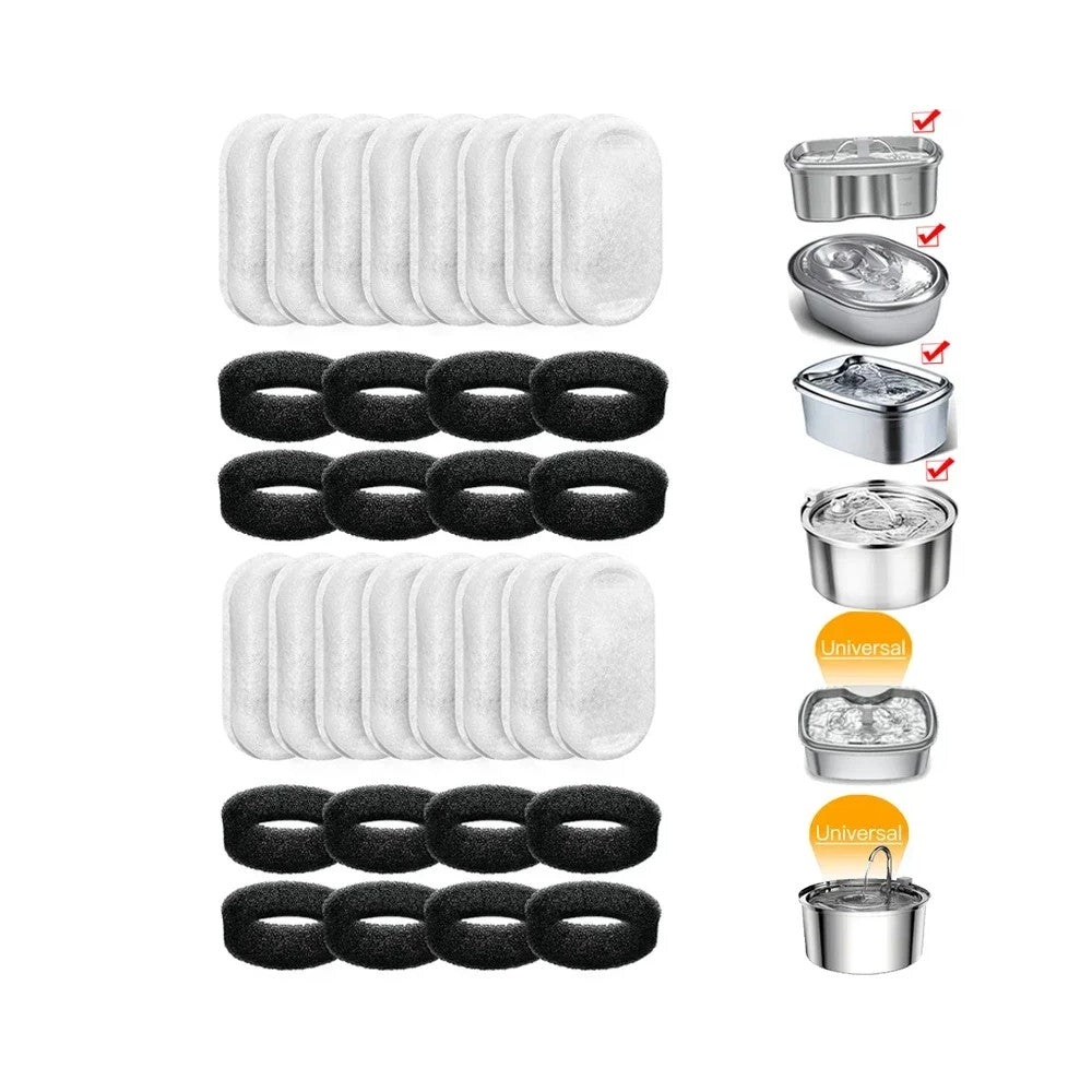 Best Cat Water Fountain Filters - 16 Pack Replacement Set