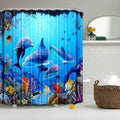 Best Dolphin Shower Curtain - Ocean Underwater Bathroom Decor