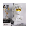 Modern Abstract David Bust Sculpture - Home Decor Art Statue