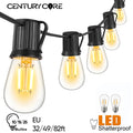 Best LED S14 Shatterproof Outdoor String Lights - Weather Resistant
