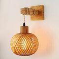 Best Retro Japanese Bamboo Wall Lamp for Bedroom & Restaurant