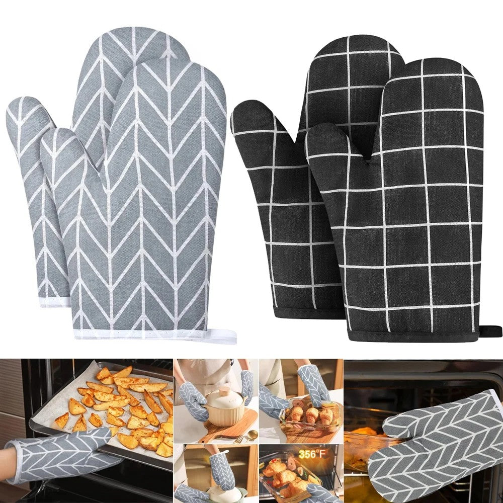 Best Heat Resistant Oven Mitts - Professional Kitchen Gloves