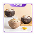 Best Ceramic Noodle Bowl with Lid - 550ml Instant Soup Bowl