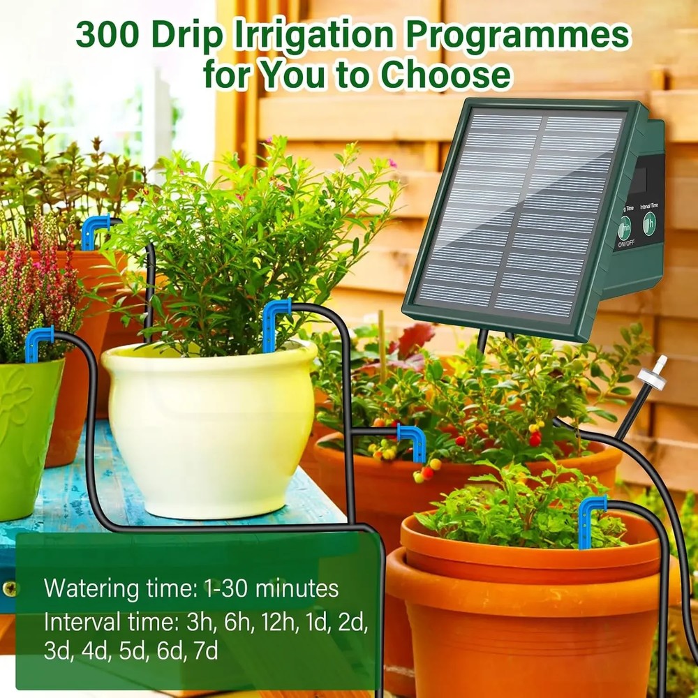 Best Solar Drip Irrigation Kit - Automatic Garden Watering System