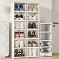 Best Foldable Shoe Storage Box - Stackable Sneaker Organizer
