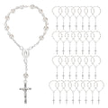 Best Baptism Rosary Beads - 30 Pearl Religious Party Favors