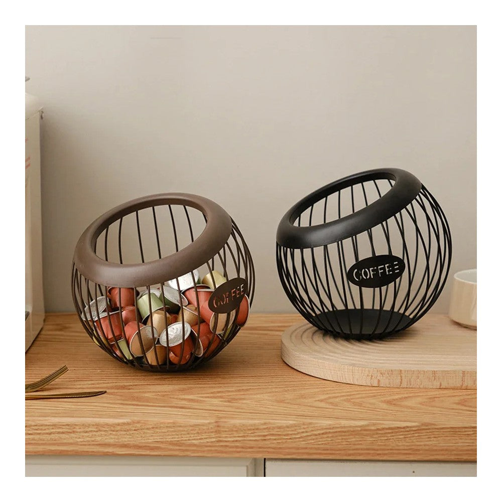 Best Coffee Capsule Organizer - Compact Iron Storage Rack